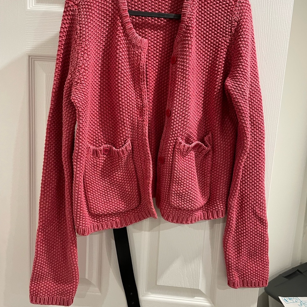 Splendid Textured Pink Cardigan